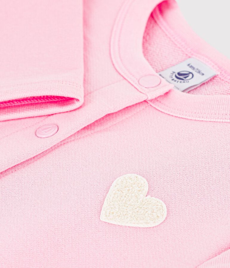 Effen katoenen vestje voor kinderen roze