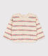 Tee-shirt manches longues bébé imprimé en coton