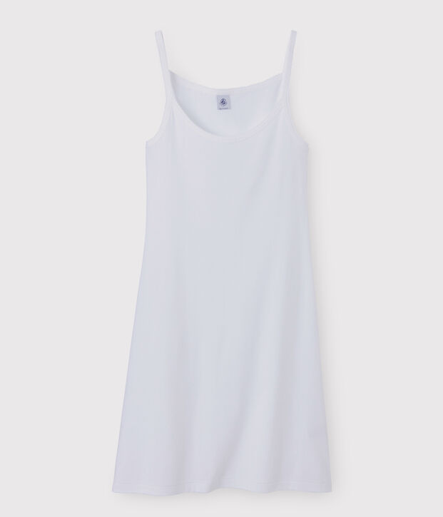 Robe &agrave; bretelles Femme blanc
