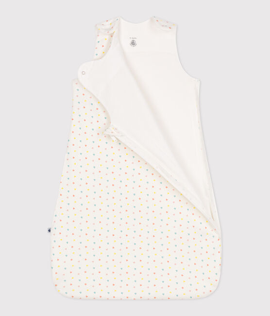 Gigoteuse bébé en coton imprimé TOG 1.5 blanc MARSHMALLOW/blanc MULTICO