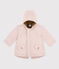 Met sherpa gevoerde parka voor baby's roze SALINE