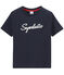 Jongens-T-shirt met motief blauw SMOKING