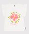 Katoenen T-shirt met korte mouwen voor kinderen wit