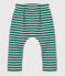 Gestreepte broek in tubic voor baby's EVERGREEN/ FUMEE