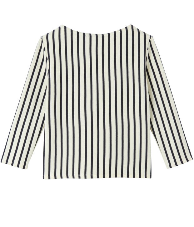 Marini&egrave;re femme courte brod&eacute;e blanc/bleu