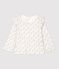 Katoenen blouse baby. wit MARSHMALLOW/wit MULTICO