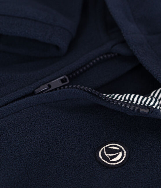 Sweatshirt bébé en polaire bleu SMOKING