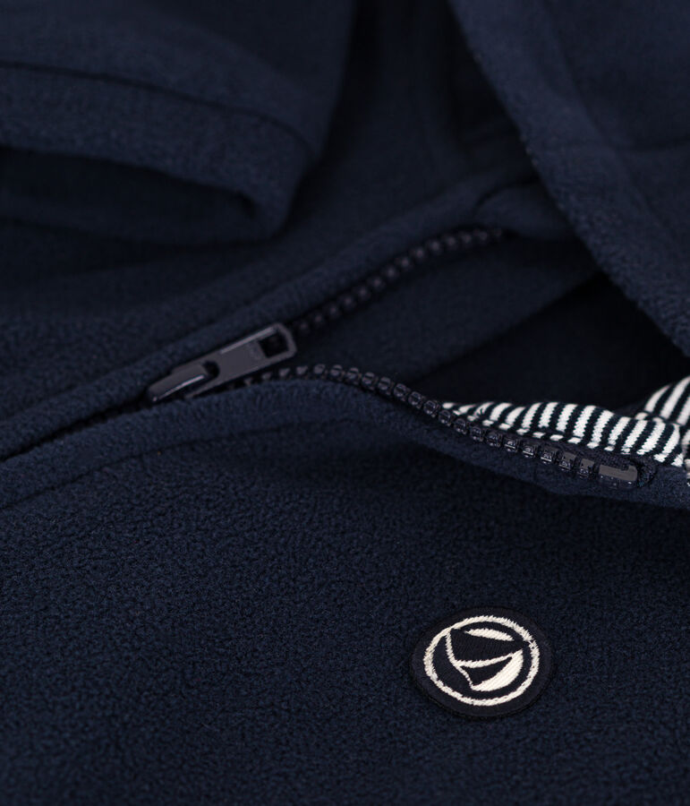 Sweatshirt b&eacute;b&eacute; en polaire bleu SMOKING