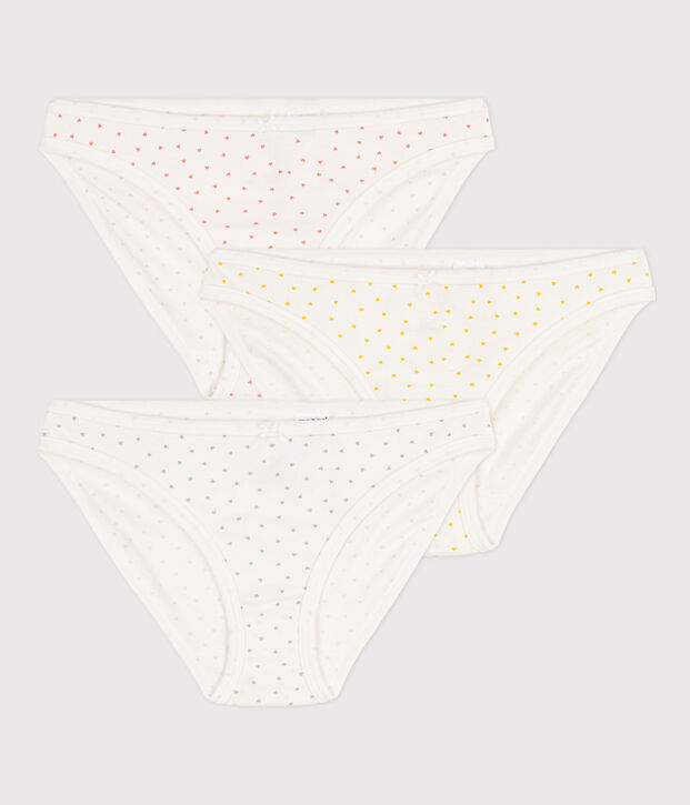 Set van 3 damesslipjes in katoen multicouleur