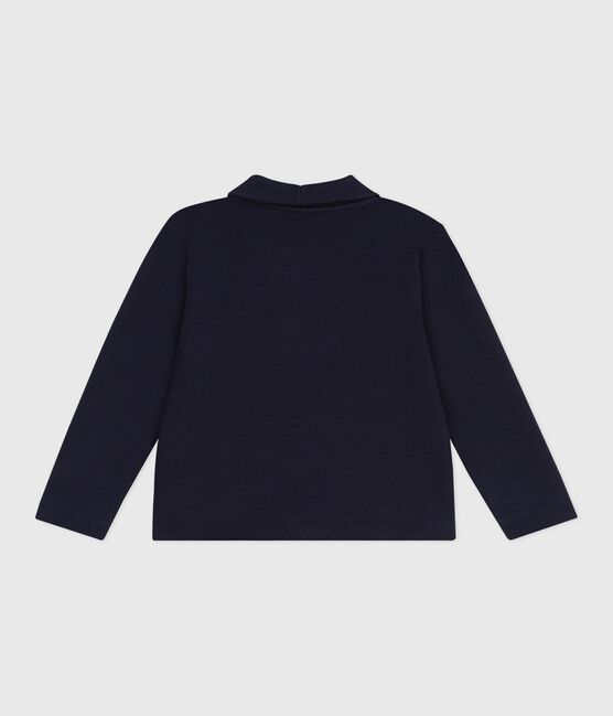 Effen katoenen vestje voor kinderen blauw SMOKING