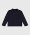 Effen katoenen vestje voor kinderen blauw SMOKING