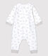 Lange jumpsuit met marmottenprint van biologisch katoen