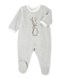 Uniseks babypyjama in boucléfluweel