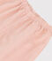 Babybroek van dun velours roze SALINE