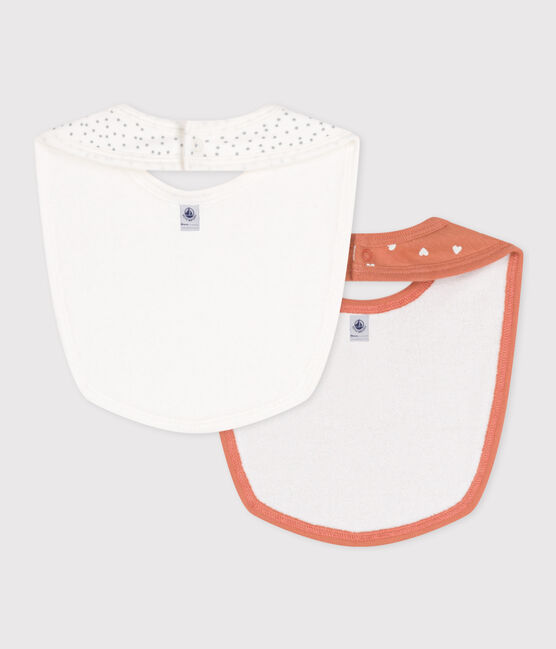 Set met 2 katoenen slabbetjes met print voor baby's variante 1