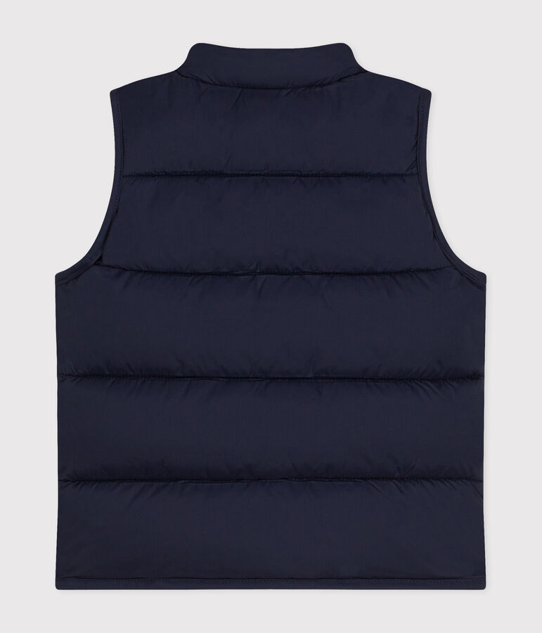 Doudoune sans manches matelass&eacute;e b&eacute;b&eacute; bleu