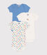 Lot de 3 bodies manches courtes skate en coton bébé
