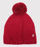 Meisjes-jongens muts rood TERKUIT