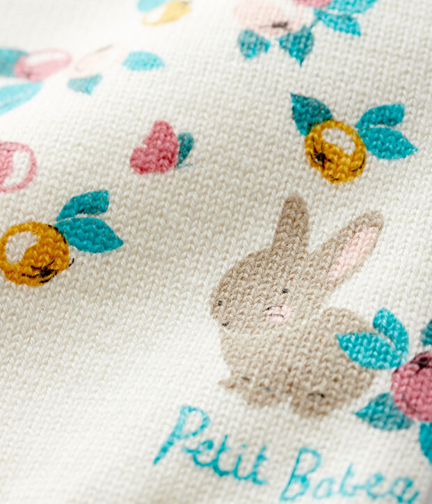 Cardigan met lange mouwen voor baby meisje wit