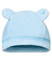 Bonnet naissance bébé mixte velours bleu FRAICHEUR