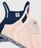 Lot de 2 brassières de sport petite fille en coton biologique variante 1