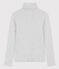 Sous-pull iconique cocotte en coton Femme gris BELUGA CHINE