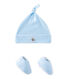 Ensemble bonnet de naissance + chaussons bébé