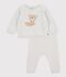 2-delige babyset van katoen met teddybeerpatroon MONTELIMAR CHINE