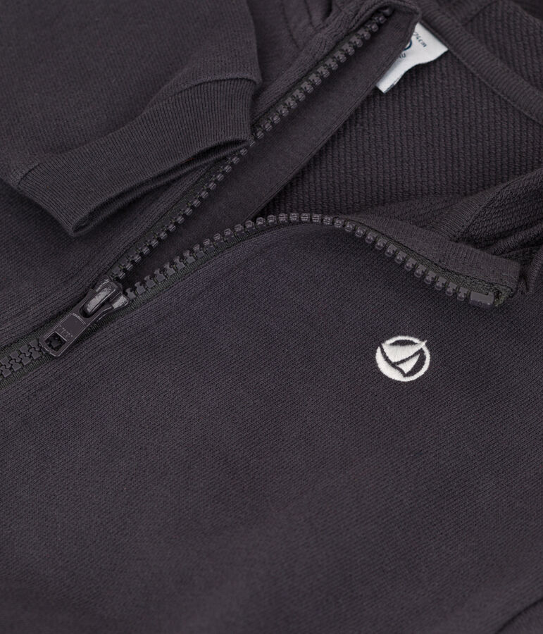 Sweatshirt &agrave; capuche b&eacute;b&eacute; gris