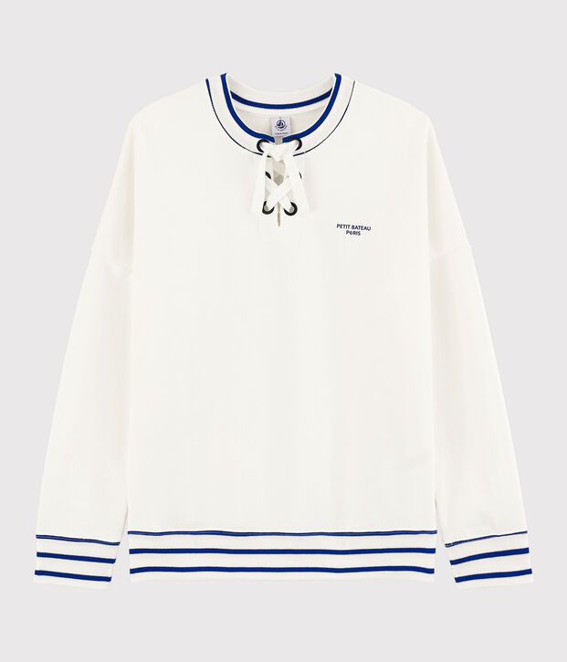 Molton sweatshirt voor Dames wit