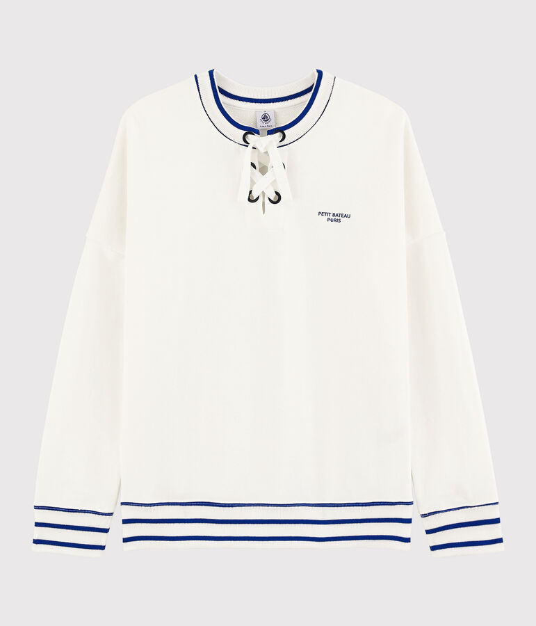 Sweatshirt en molleton Femme blanc