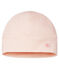 Bonnet naissance bébé en velours rose FLEUR