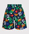 Short de bain imprimé enfant garçon bleu MEDIEVAL/blanc MULTICO