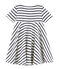 Robe enfant fille beige COQUILLE/bleu ABYSSE