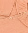 Blouse manches longues en gaze de coton bébé rose SIENNA