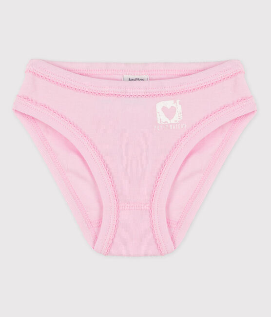 Culotte petite fille en coton rose DOLL