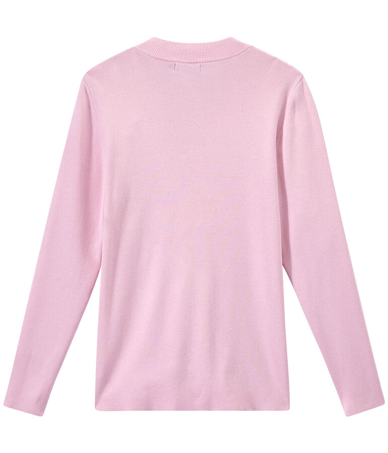 Pull marin femme rose BABYLONE
