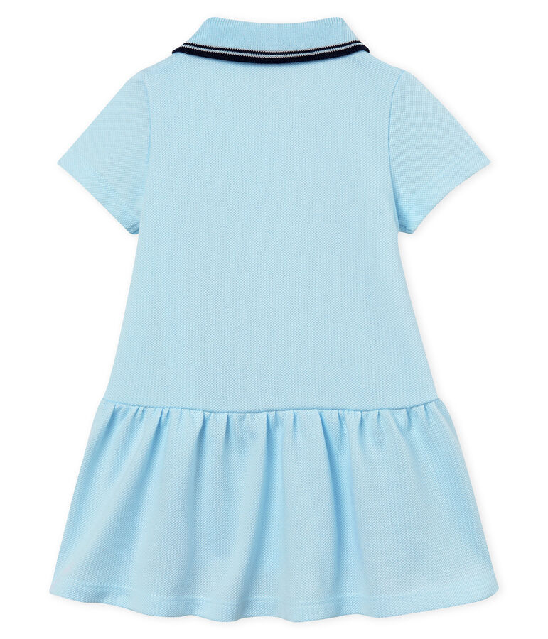 Robe manches courtes b&eacute;b&eacute; fille bleu