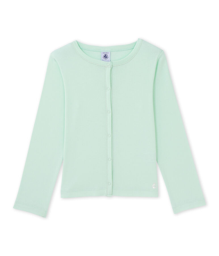 Cardigan fille vert Amandelium