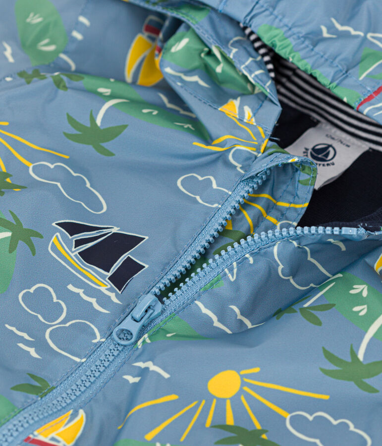 Windstopper van gerecycleerd polyester voor baby's blauw/multicouleur