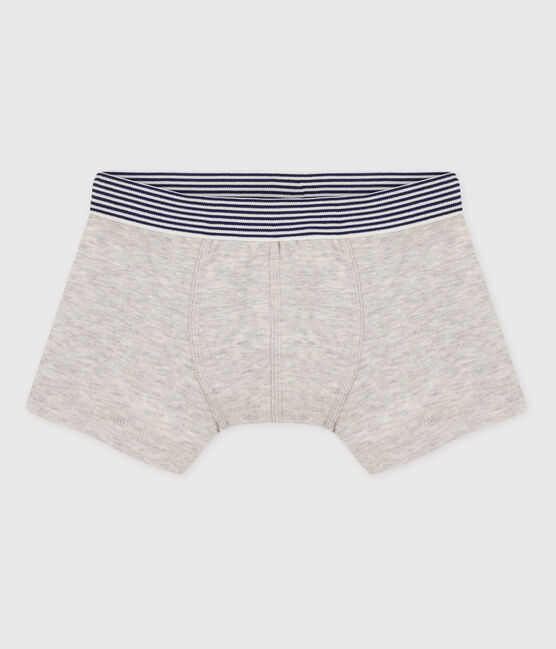 Boxer petit garçon en coton gris BELUGA CHINE