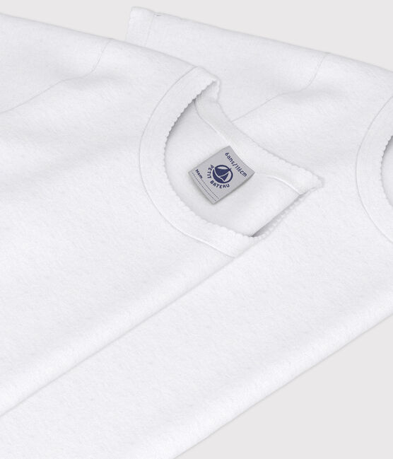 Setje met 2 basic katoenen T-shirts met korte mouw voor kinderen variante 1