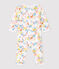 Dors-bien bébé imprimé fleuri en coton biologique blanc MARSHMALLOW/blanc MULTICO