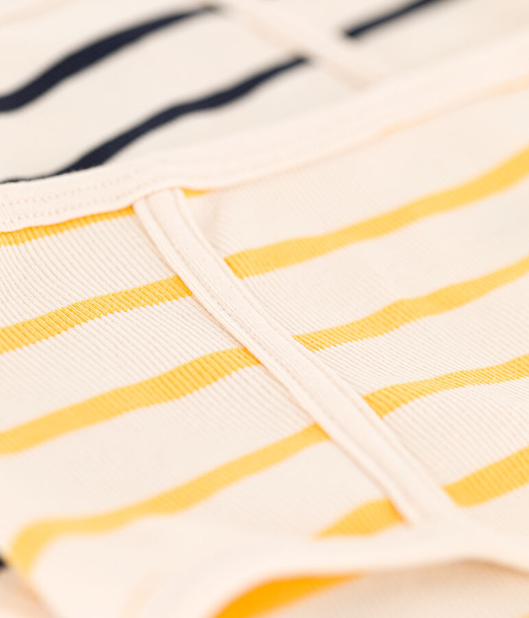 Lot 2 culottes taille haute en coton Femme multicouleur