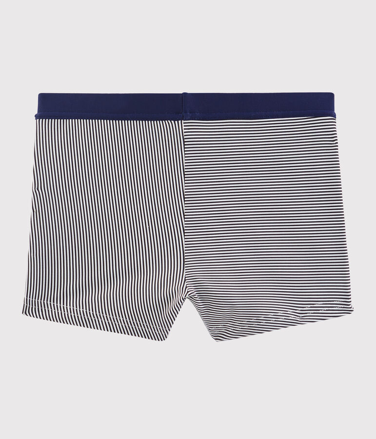 Maillot de bain enfant gar&ccedil;on bleu/blanc