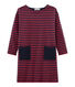 Robe manches longues femme