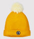 Bonnet à pompon bébé.