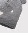 Bonnet en tricot bébé. gris SUBWAY CHINE