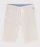 Bermuda enfant beige BEIGE/blanc MARSHMALLOW