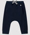 Broek van molton babyjongen blauw SMOKING
